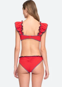 Sea New York Lemika Bikini Top Scarlet New