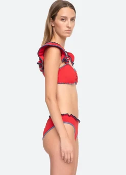 Sea New York Lemika Bikini Top Scarlet New