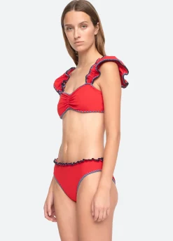 Sea New York Lemika Bikini Top Scarlet New