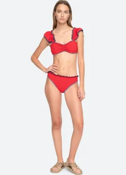 Sea New York Lemika Bikini Top Scarlet New