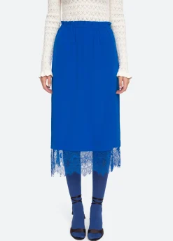 Sea New York Lorraine Skirt Cobalt Cheap