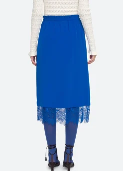 Sea New York Lorraine Skirt Cobalt Cheap