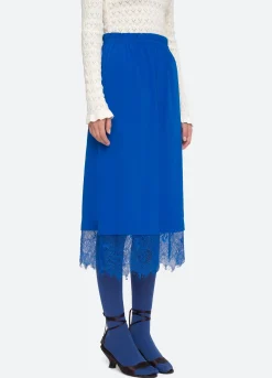 Sea New York Lorraine Skirt Cobalt Cheap