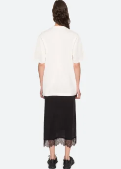 Sea New York Lorraine T-Shirt Dress Black Shop