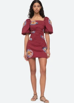 Sea New York Lourdes Dress Red Sale