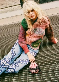 Sea New York Paloma Beaded Bag Pink Sale