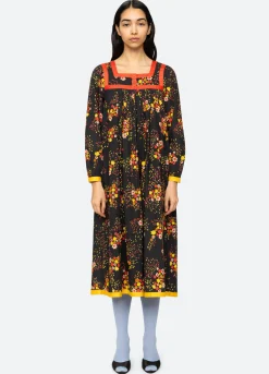 Sea New York Paloma Floral Dress Multi Flash Sale