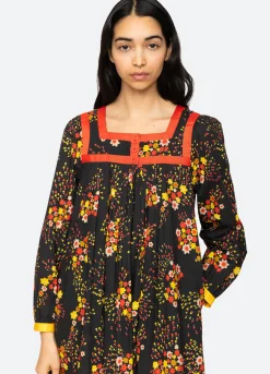 Sea New York Paloma Floral Dress Multi Flash Sale