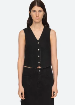 Sea New York Paloma Vest Black Cheap