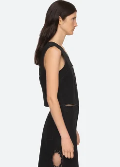 Sea New York Paloma Vest Black Cheap