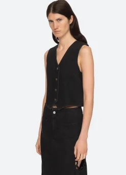 Sea New York Paloma Vest Black Cheap