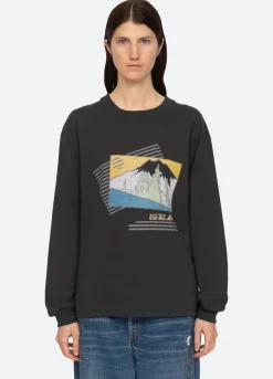 Sea New York Pamela L/S T-Shirt Charcoal Store