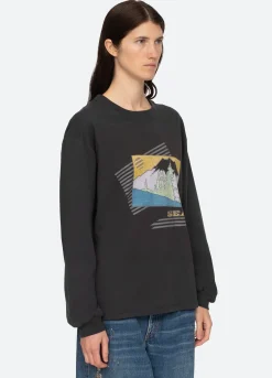 Sea New York Pamela L/S T-Shirt Charcoal Store