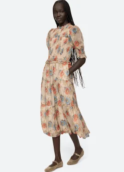 Sea New York Roanne Puff Slv Dress Multi Shop