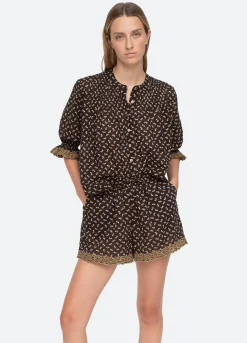 Sea New York Rosa PJ Set Black Hot