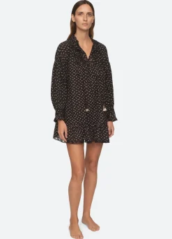 Sea New York Rosa PJ Tunic Black Hot