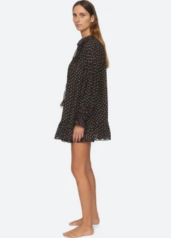 Sea New York Rosa PJ Tunic Black Hot