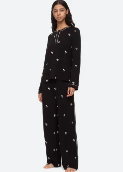 Sea New York Rubina PJ Set Black Hot