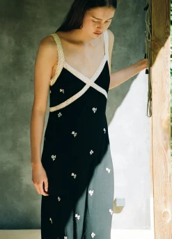 Sea New York Rubina PJ Slip Dress Black Online