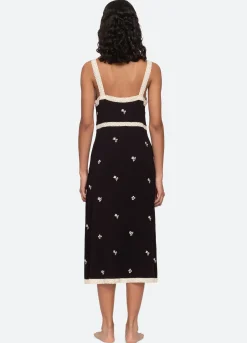 Sea New York Rubina PJ Slip Dress Black Online