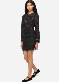 Sea New York Sharika L/S Dress Black Flash Sale