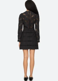 Sea New York Sharika L/S Dress Black Flash Sale