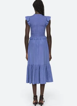 Sea New York Siya Dress Blue Discount