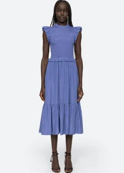 Sea New York Siya Dress Blue Discount