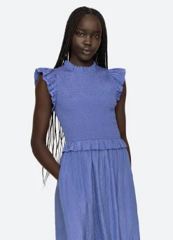 Sea New York Siya Dress Blue Discount