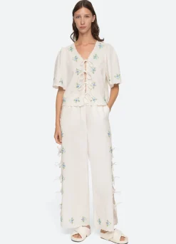 Sea New York Tania Pants White Hot