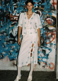 Sea New York Tania Skirt White Flash Sale