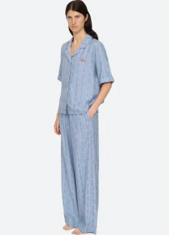 Sea New York Vellamo PJ Set Blue Fashion