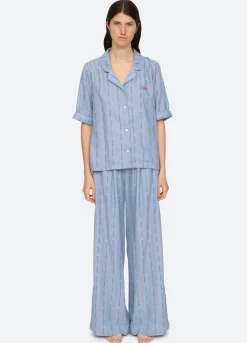 Sea New York Vellamo PJ Set Blue Fashion